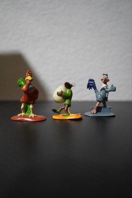 Chicken Run Figuren   DreamWorks 1999   Sammlerset   Rocky, Fetcher, Fowler