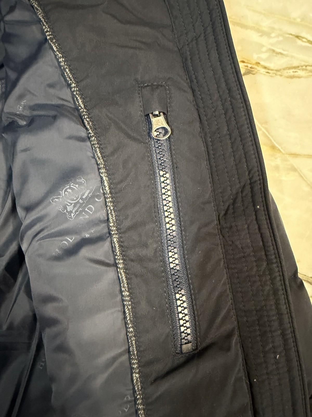 Holland Cooper Logan Puffer Jacket Ink Navy Women’s XS New Without Tags image 10