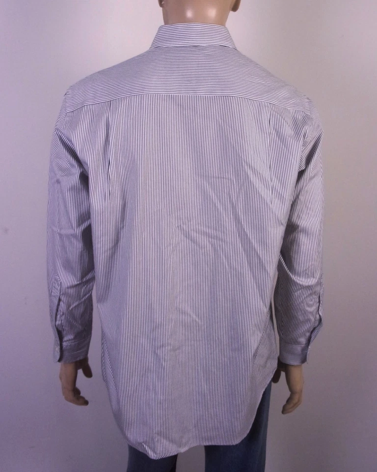 vintage 70s 80s EUC Brooks Brothers USA Striped Shirt Button Down Up sz M 15.5 3 - Image 3 of 4