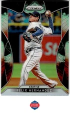 2019 Panini Prizm #78 Felix Hernandez Cosmic Haze Prizm