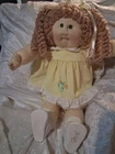 1980 vintage soft face cabbage patch doll signed VERY CLEAN