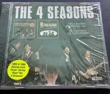 The 4 Seasons -Entertain You & On Stage 4 Seasons CD (1965 & 1966 Albums)✨New✨