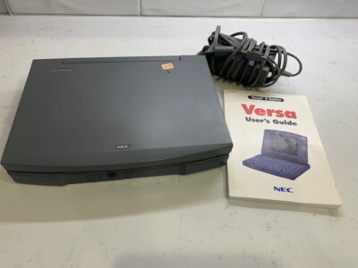 Vintage Computer NEC Versa V50 w/Manual and Cable fully working battery and HDD