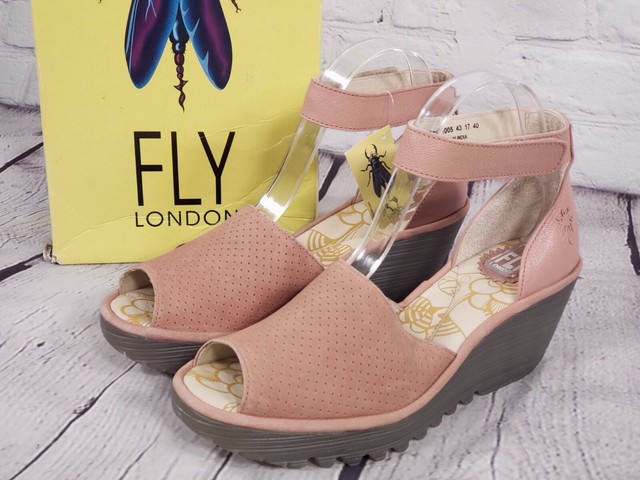 fly london perforated wedge