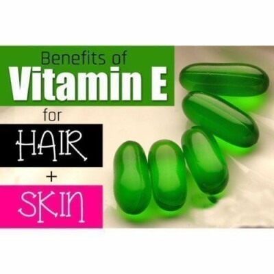 Vitamin E Evion 400mg Capsule for Glowing Face Strong Hair Glow Acne 20 Capsule