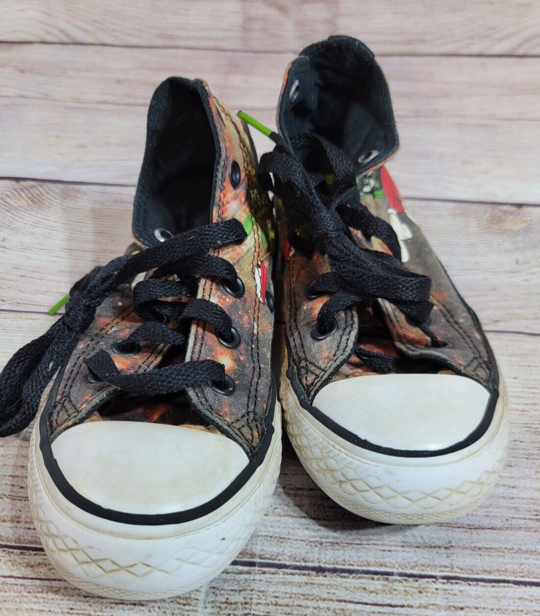 Converse All Star Marvin The Martian Looney Tunes Sneakers/Shoes Jr/Youth  12 thumbnail 4