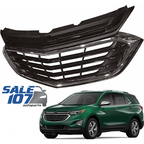 For 2018-2021 Chevrolet Equinox Front Bumper Upper Grille Black and ...