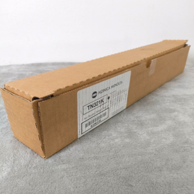 Konica Minolta TN321K Toner Cartridge Black New Open Box