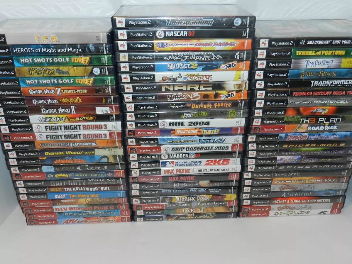 Playstation 2 Games: You Pick All Games Complete 