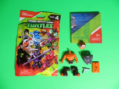 Mega Construx/ Mega Bloks, Secret Rare TMNT  Series 4...Tiger Claw (Unassembled)