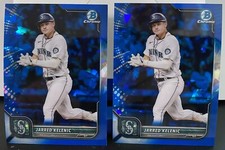 Jarred Kelenic 2022 Bowman Chrome Sapphire Seattle Mariners Now Braves #37