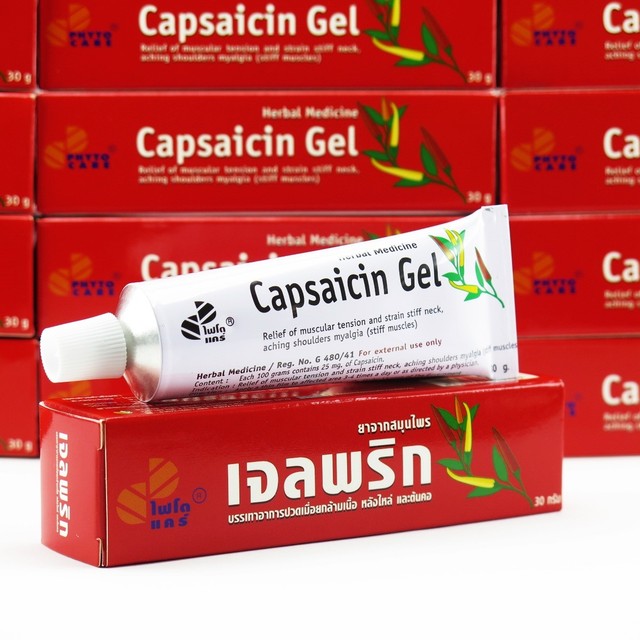 2x Capsaicin Hot GEL Herbal Capsicum 30g Relief Muscular Pain Arthritis Exp 2020 for sale online