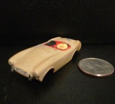 Vintage Aurora T Jet- Tan AC Cobra - HO Slot Car Body Only Convertible  