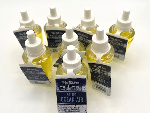 x8 Bath & Body Works Salted Ocean Air Wallflower Refill Bulb Lot