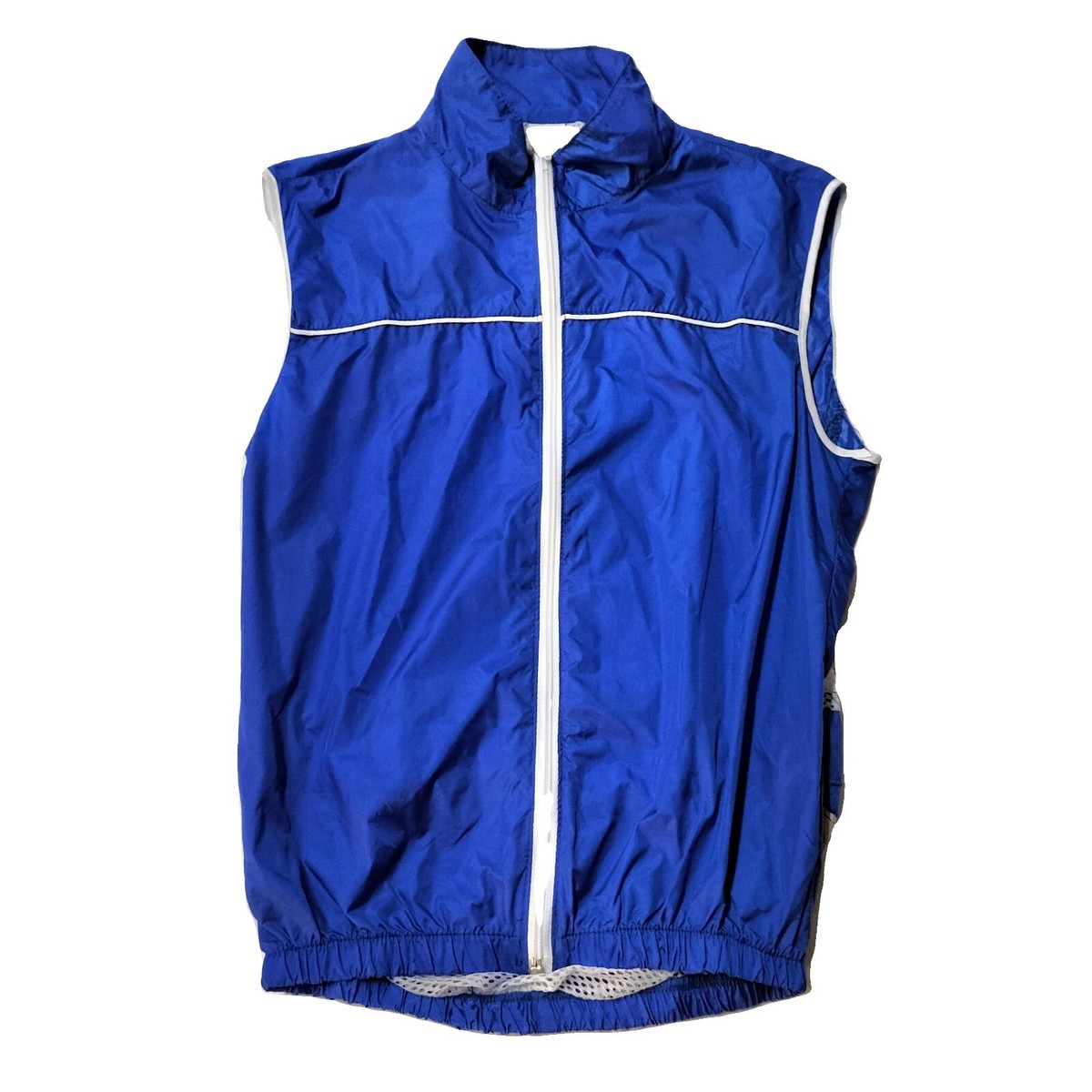 Gilet Ciclismo Antivento MTB Strada Gravel Bicicletta Da Corsa Blu
