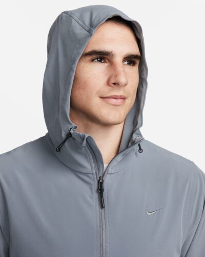 Nike Water Repel Hooded Versatile Jacket Grey Size XS-L BNWT FB7551 084 MEN’S - Picture 2 of 4