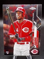 2020 Topps Chrome Update Baseball MLB #U-57 Aristides Aquino Base RC Rookie Reds