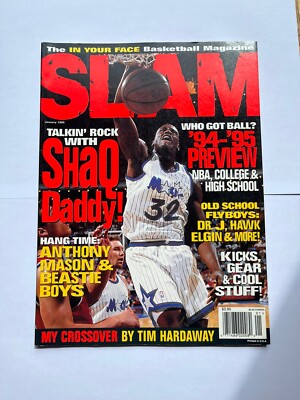 SLAM Magazine #3 Shaq O Neal *Super Rare* 01/95 NBA Basketball Jordan