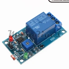 12V Photoresistor Relay Sensor Light Switch Module Detection Board Detector
