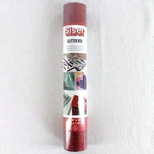 Siser Glittler Heat Transfer Vinyl Red 11.8" x 36" Roll Iron On HTV