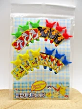 Pokemon  pikachu  Flag Food picks pick 12pcs for lunch box bento rare