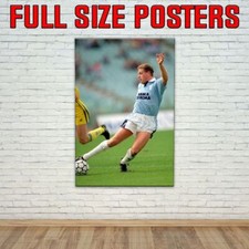 Foto Paul Gascoigne Gazza Lazio - Poster XXL 36"x24"