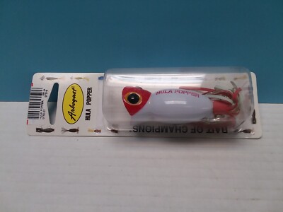 Lot De 3 Leurres Vintage Fred Arbogast Hula Popper - Topwater, Corps Long