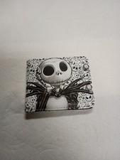 Nightmare Before Christmas Jack Expression Scattered Bi-Fold Wallet