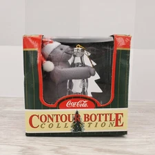 Coca Cola Contour Bottle Replica Christmas Seal Ornament