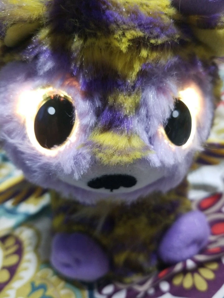 HATCHIMALS SURPRISE: PURPLE & NEON YELLOW DEERIOLE Electronic Toy TESTED, WORKS - Image 3 of 4