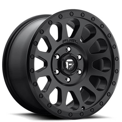 (4) 17x9 Fuel Wheels D579 Vector Matte Black Off Road Rims (B46)