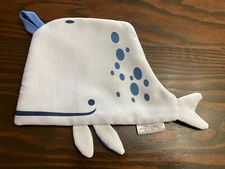 Kitsch 'n Glam Whale Potholder Pot Holder White Blue Sea Life Kitchen