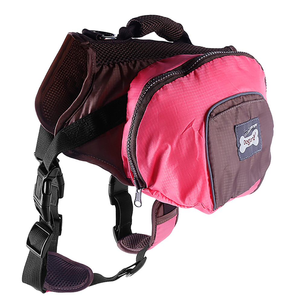 Bolso de montar para perro al aire libre camping senderismo viaje entrenamiento arnés mochila 4 tallas