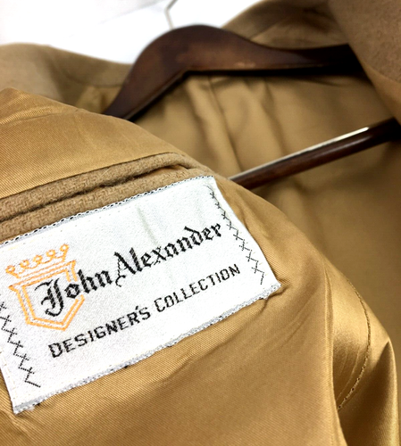 42r John Alexander USA Mens 1960/70s Vintage 2 Bttn Pure Wool Blazer Sport Coat - Picture 10 of 13
