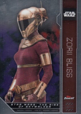 ZORII BLISS RISE OF SKYWALKER STAR WARS FINEST BASE #65 2023 23