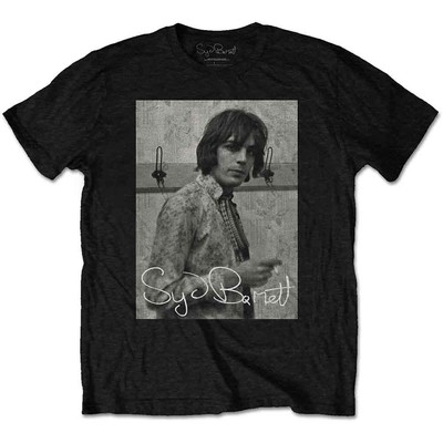 Syd Barrett Smoking T-Shirt Black New