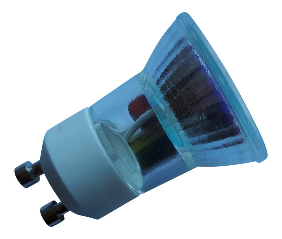 GU10 MINI 35 MM 12 SMD LED 2835 240V 2W 180LM WARMWEISS GLÜHBIRNE GLASABDECKUNG ~30W - Bild 3 von 4