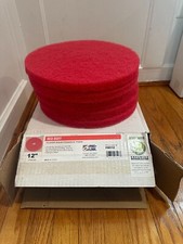 Set of 5 Pro Link FB512 Red Buff 12" Floor Maintenance Pads Case NOS