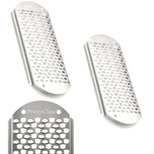 3pc Callus File Replacement Blades Foot File Callus Shaver Big Hole - Silver