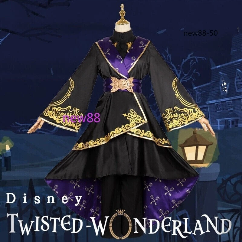 Twisted Wonderland Riddle Rosehearts Disfraz Conjunto Halloween Uniforme Foto 3 de 4