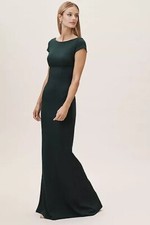 BHLDN Madison Maxi Dress Gown by Katie May Size 20 W Green  $280