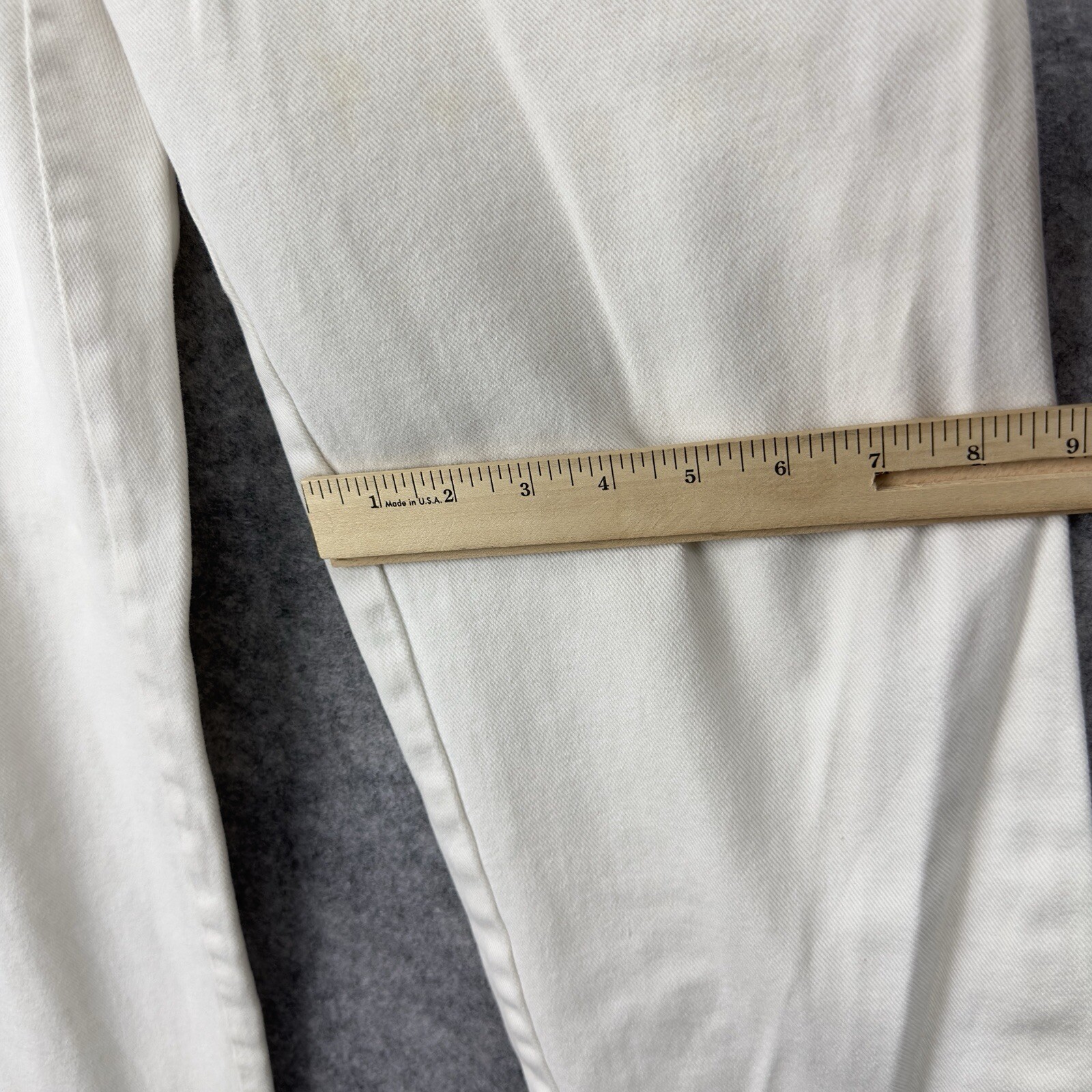 Vintage Lauren Ralph Lauren Jeans Women's 10 White Straight-Leg image 10