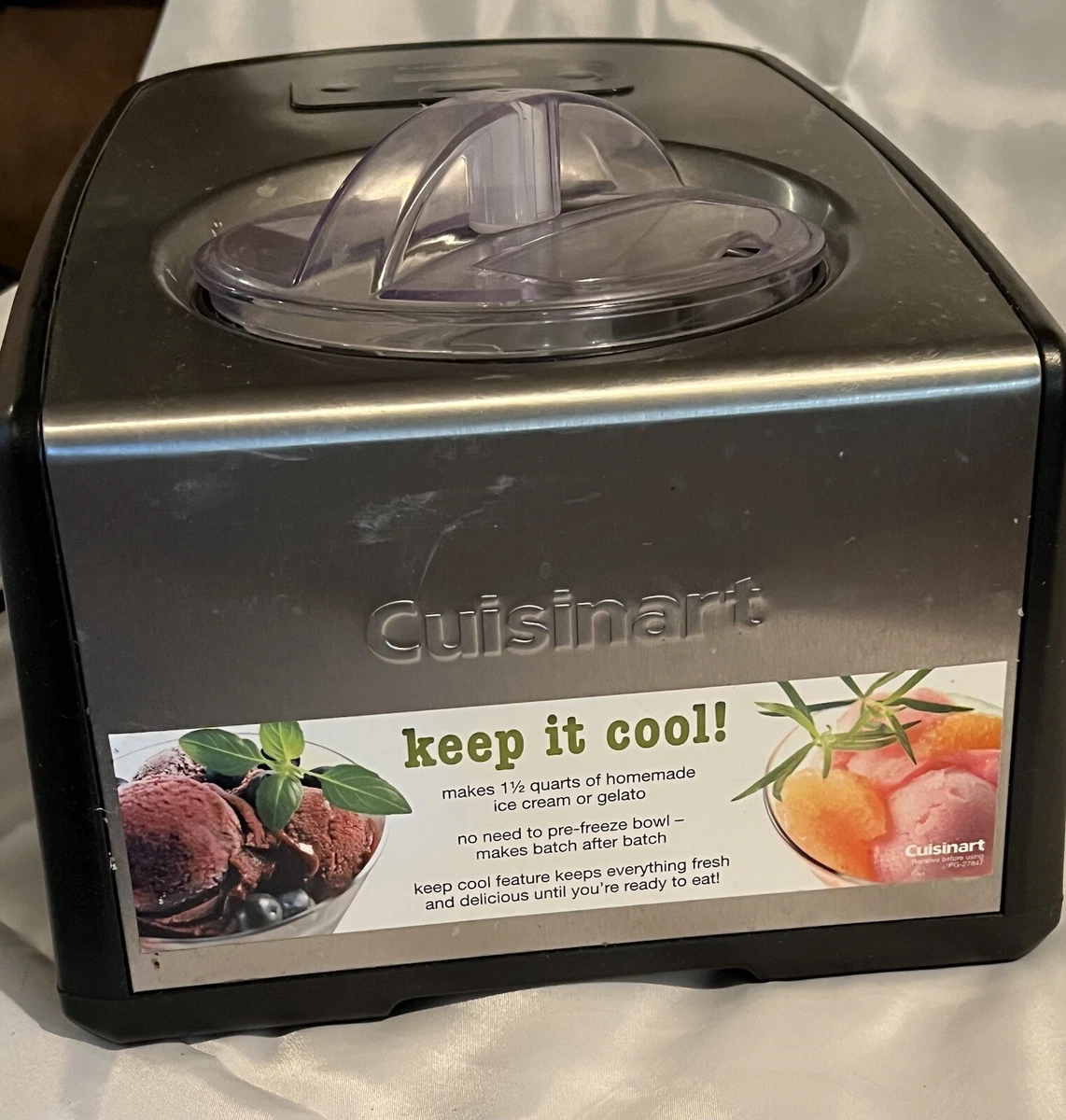 delicious. reviews: the Cuisinart Ice Cream & Gelato Professional