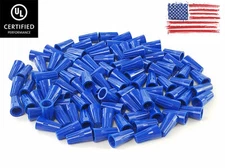 1000 PCS Blue Twist-On Wire Connectors Conical nuts 22-14 Gauge UL Certified