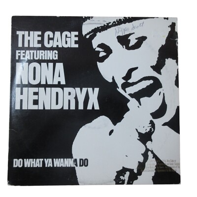 The Cage Featuring Nona Hendryx - Do What Ya Wanna Do -12'' 45 RPM Single VG+/VG