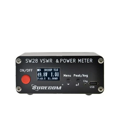 Medidor de vatios original Surecom SW-102HF 1,5-70 MHz 120 W de potencia y S.W.R. Medidor para Medidor de vatios original Surecom SW-102HF 1,5-70 MHz 120 W de potencia y S.W.R. Medidor para