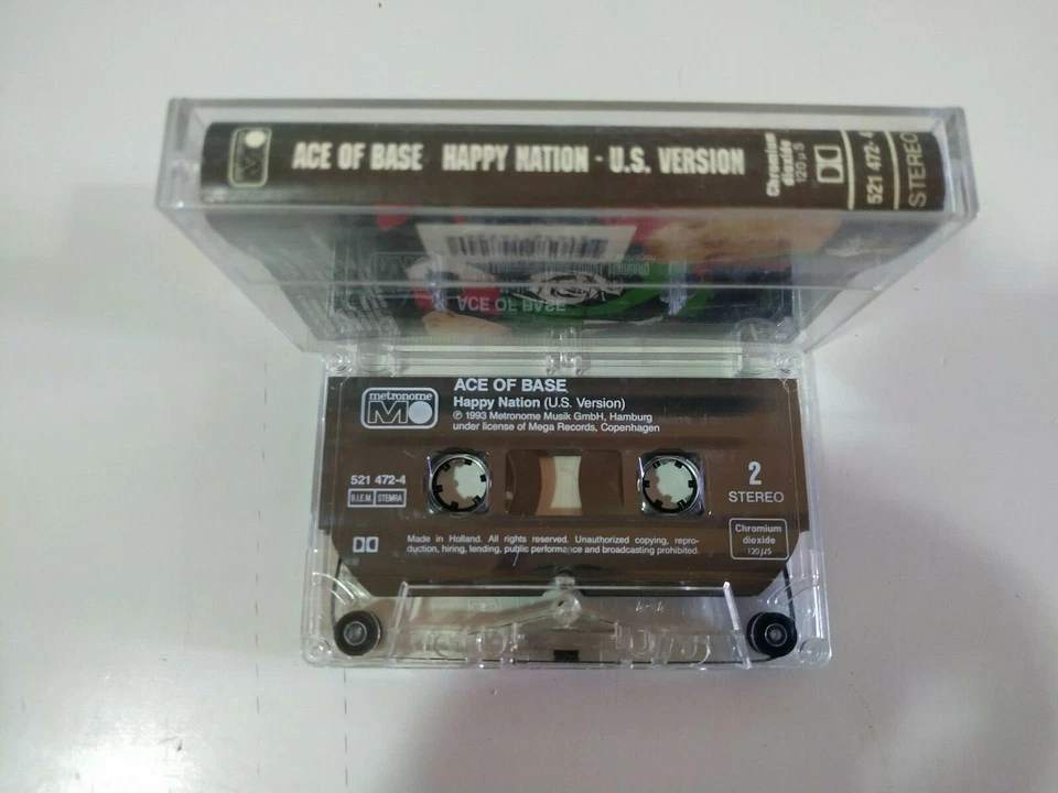 Ace of Base Happy Nation Holland Edition 4 New Tracks - Cinta Cassette 2T - Image 3 of 3