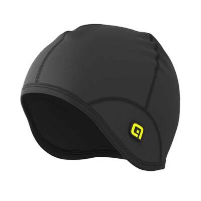 Ale Fahrradbekleidung Termico Kopfbedeckung Unterhelm Kappe schwarz L21640114