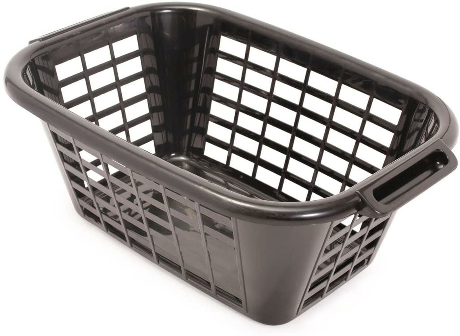 Addis- 40L Rectangular Laundry Basket - Soft Black