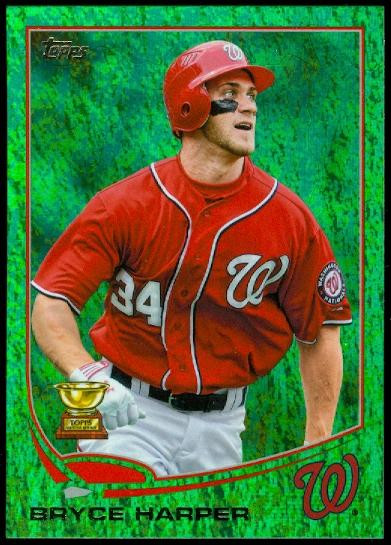 2013 Topps Baseball Emerald Insert Card #1-250 - Choose Your Card